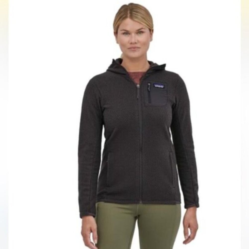 Patagonia Performance Better Sweater Hoody Zip Jacket Pockets Utility Black M